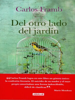 cover image of Del otro lado del jardín